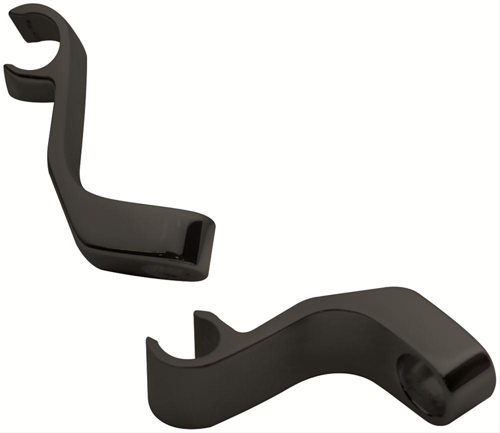 Billet Specialties Plug Wire Separators 69781 Separators, 1-wire, Aluminum, Black Anodized, Pair