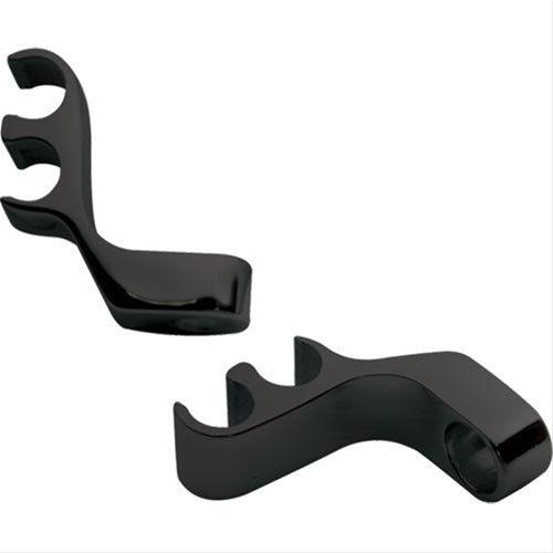 Billet Specialties Plug Wire Separators 69782 Separators, 2-wire, Aluminum, Black Anodized, Pair