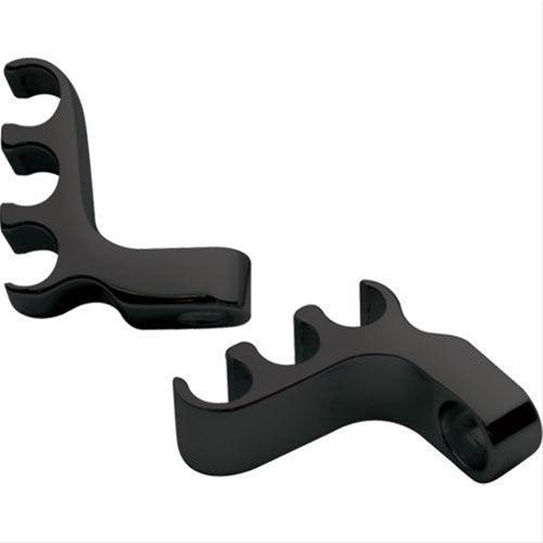 Billet Specialties Plug Wire Separators 69783 Separators, 3-wire, Aluminum, Black Anodized, Pair