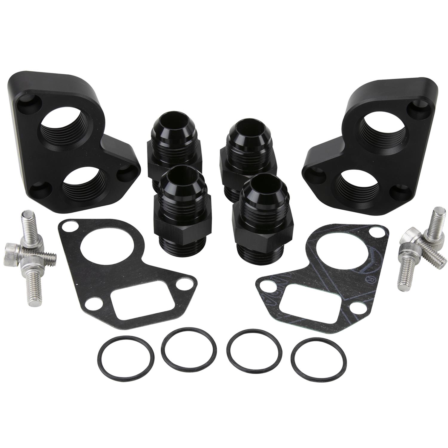 Billet Specialties Water Pump Spacers 77123 LS REMOTE WATER PUMP ADAPTERS, LS REMOTE WATER PUMP ADAPTERS thumbnail 2