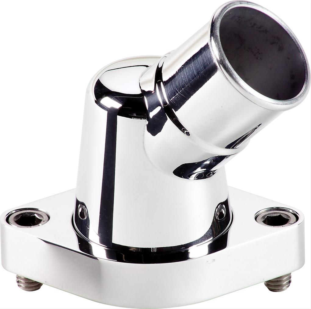 Billet Specialties 45-Degree Water Neck Chevy