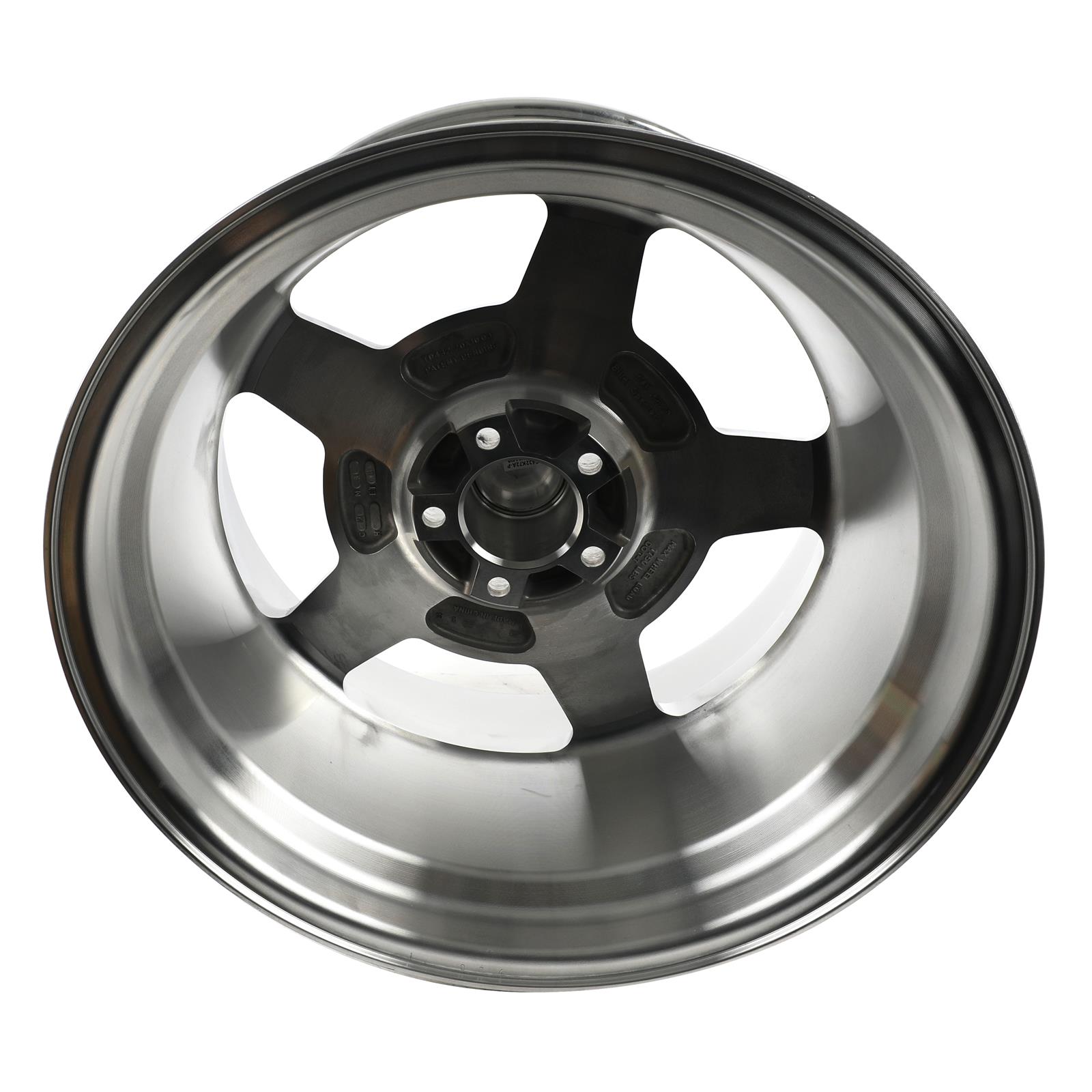 Billet Specialties Legends Series Speedway Polished Wheels 20x10 Wheel, Speedway, Aluminum, Polished, 20 in. x 10.0 in., 5 x 4.75 in. Bolt Circle, 5.500 in. Backspace, Each thumbnail 3