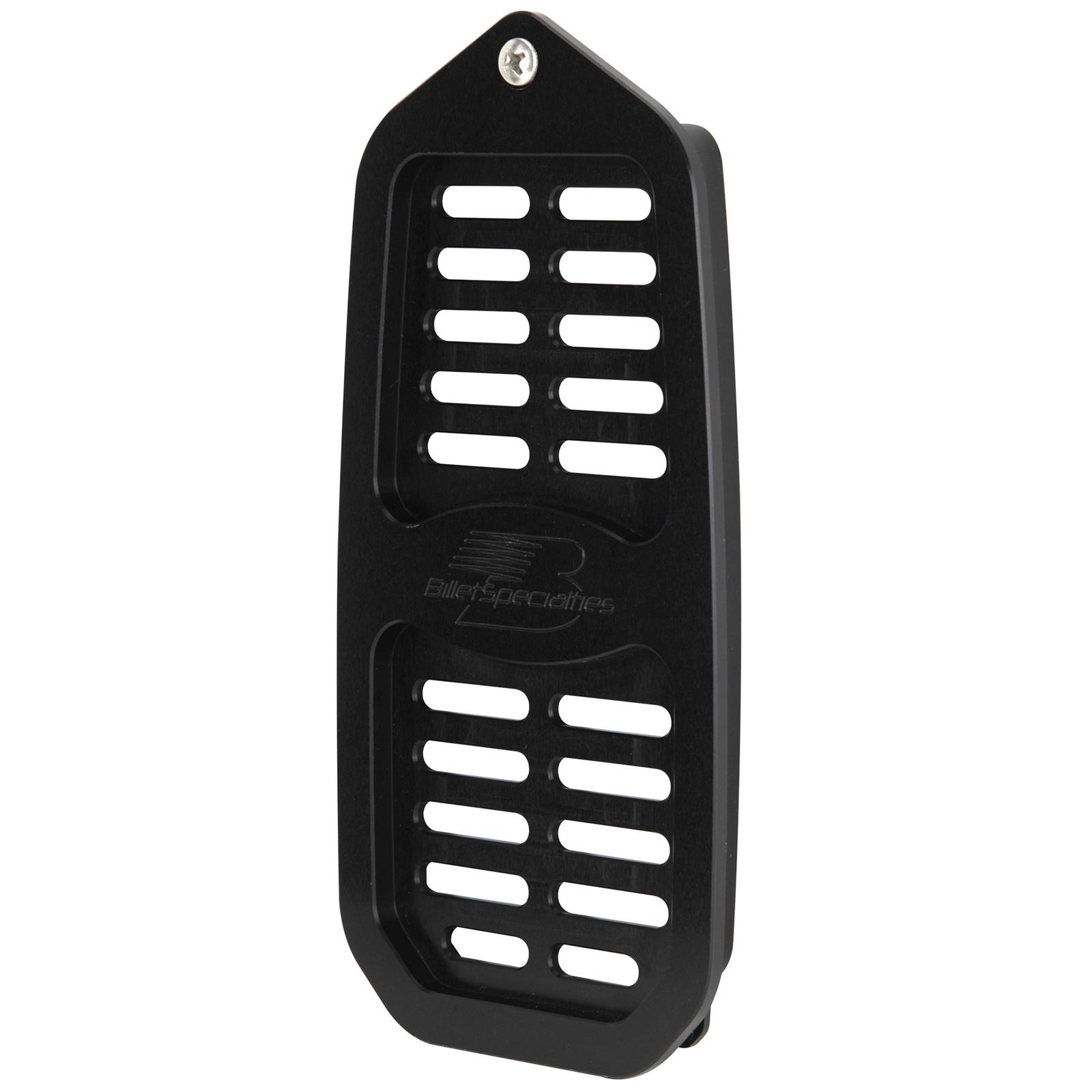 Billet Specialties Door Jamb Vents BLK171120 Vent Cover, Black Anodized, Aluminum, Chevy, Pontiac, GMC, Each