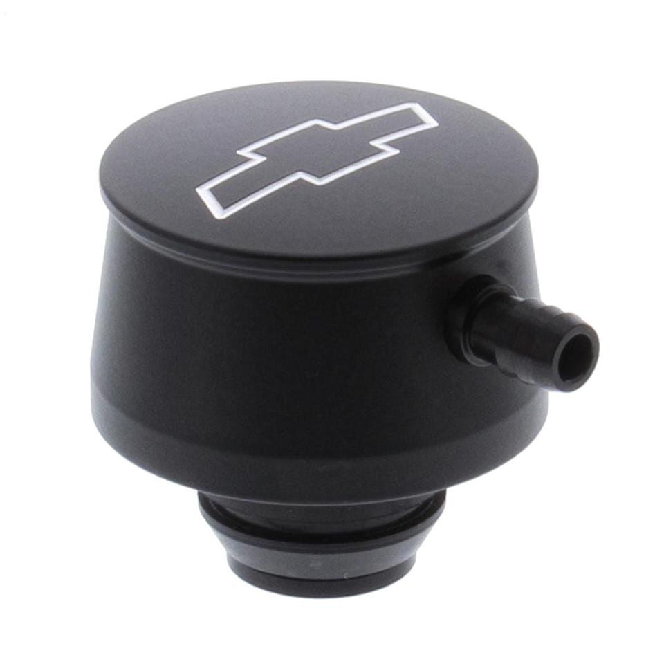 Billet Specialties BLK21220 Billet Specialties Valve Cover Breathers