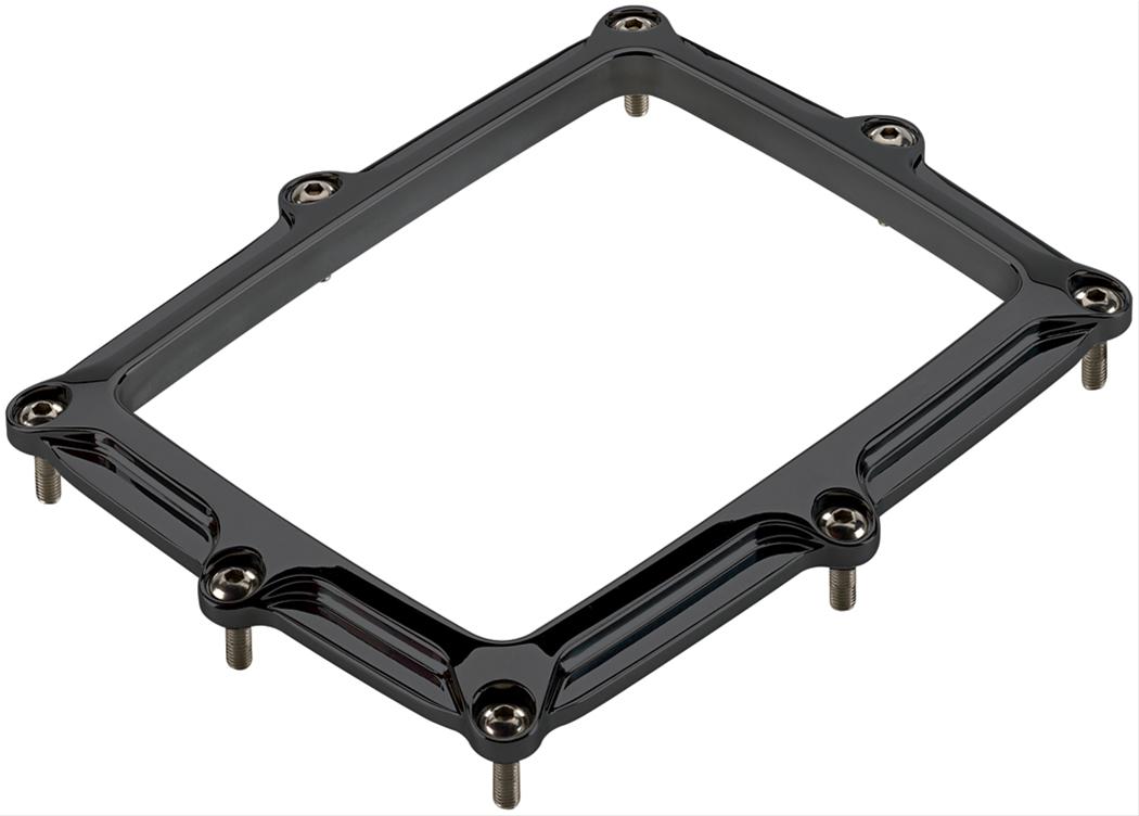 Billet Specialties Shifter Boot Rings BLK279310 Ring, Rectangular, Aluminum, Black Anodized, 5.75 in. Width, 7.25 in. Length, Each