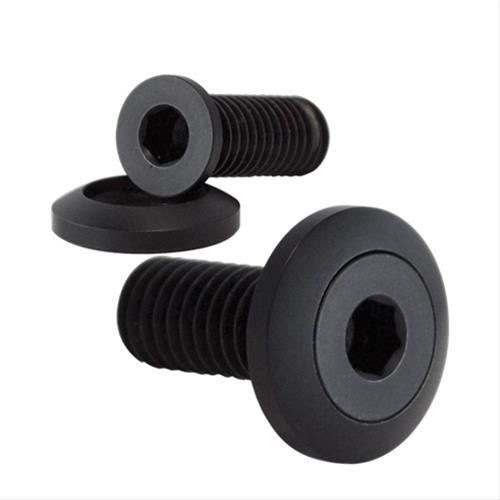 Billet Specialties Pro-Bolts BLK66130 Fender Bolts, 1/4 in.-20 RH Thread, 11/16 in. Washer Diameter, Stainless Steel, Black, Pair thumbnail 2