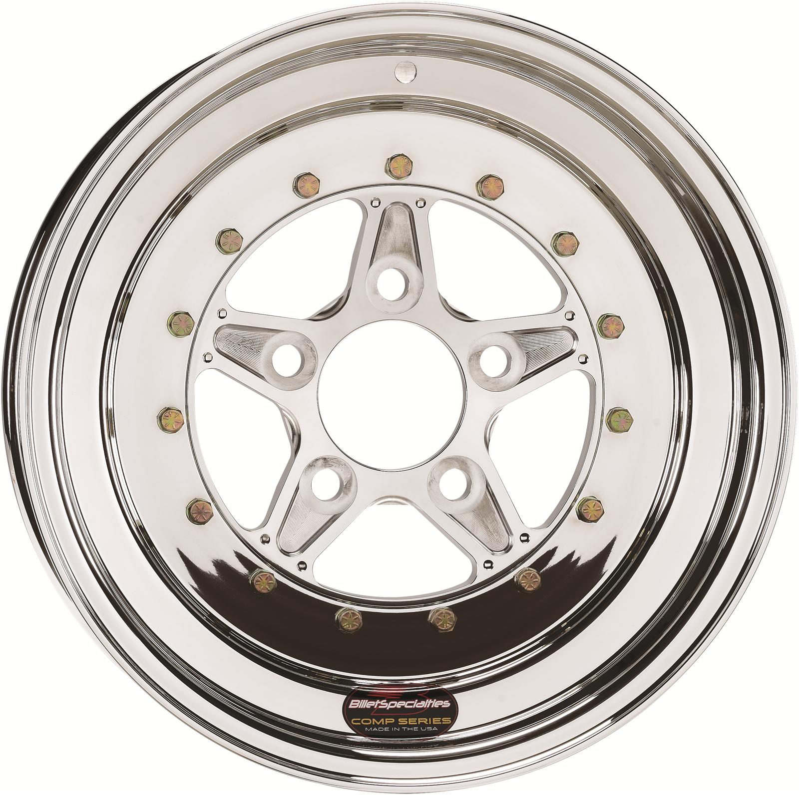 Billet Specialties Comp 5 Series Polished Wheels CSB035356112 Free