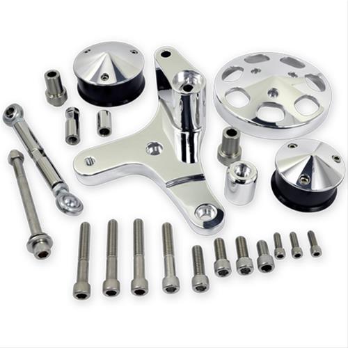 Billet Specialties Serpentine Conversion Air Conditioning Add-On Kits FM1325PC AIR COND BRACKETS