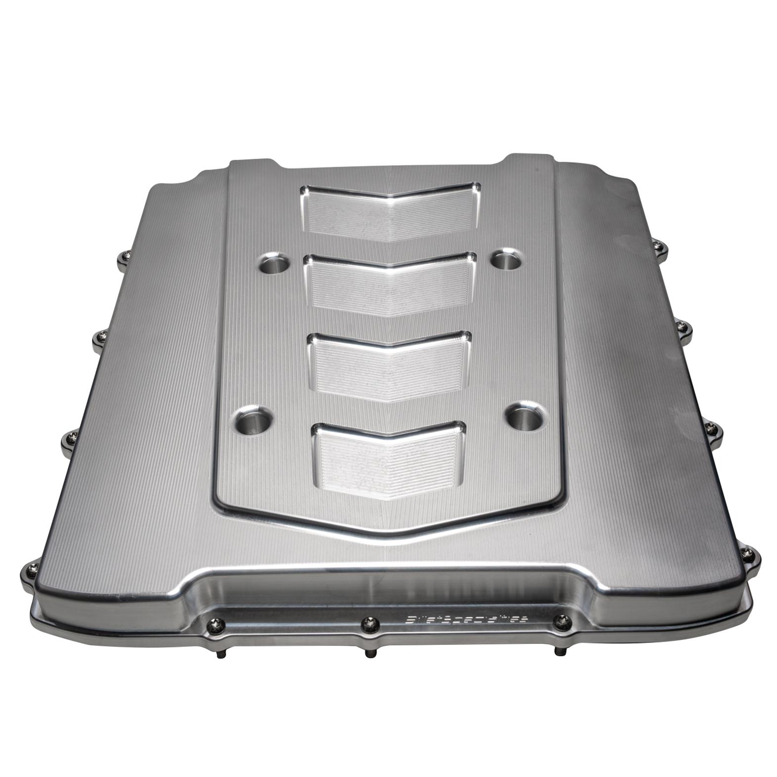Billet Specialties Superchargers, Roots Style Components N95068 SUPERCHARGER LID GEN V LT4 ENGINES CHEVRON RAW