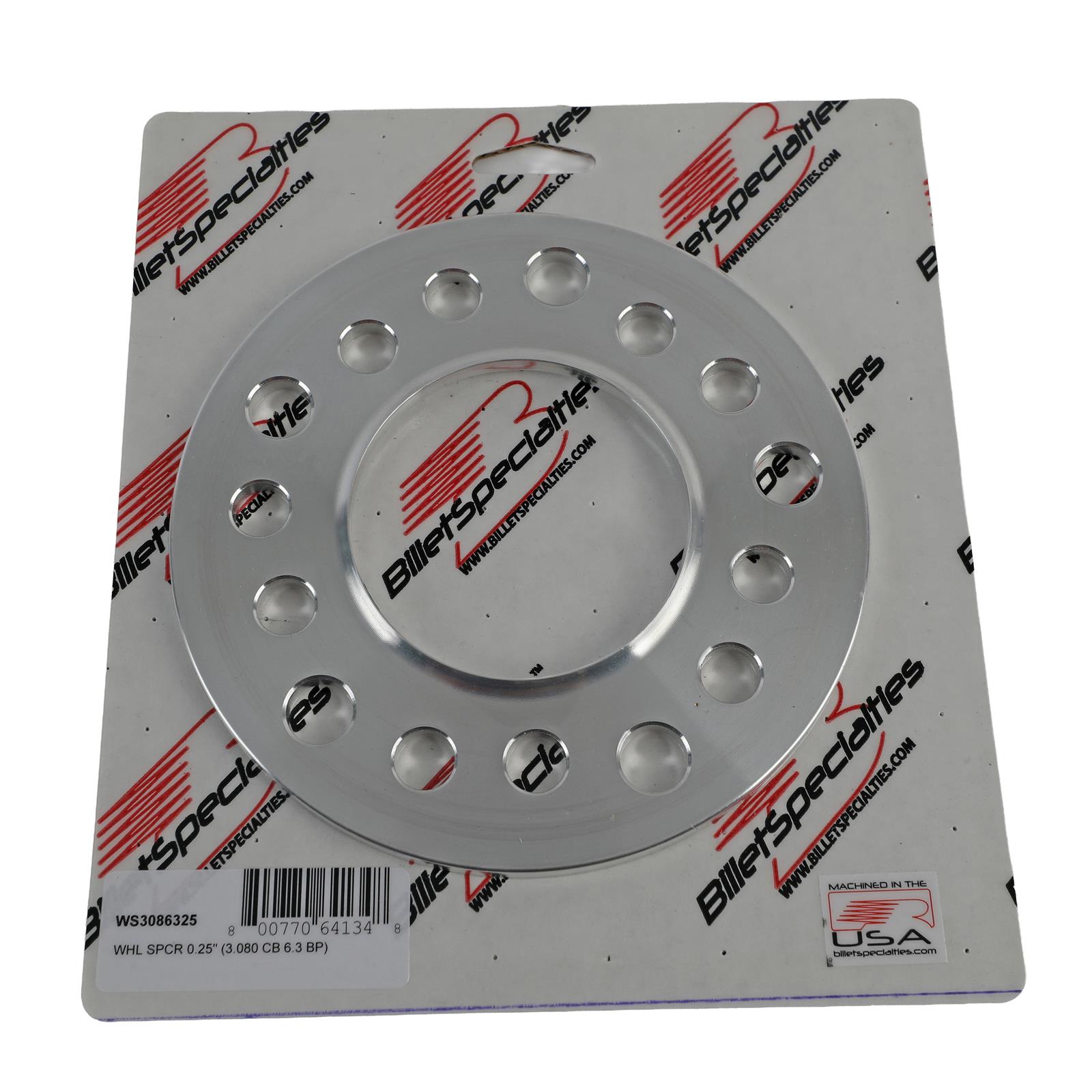 その他 RT-186273 Billet Specialties WS3086325 Billet Specialties Wheel Spacers