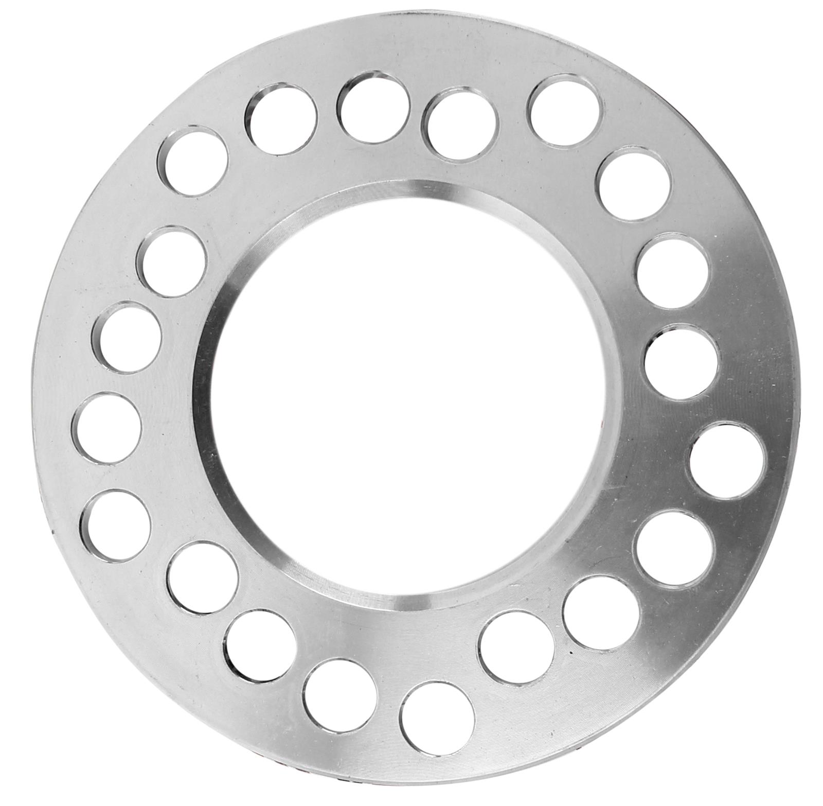 Billet Specialties 0.25 inch Wheel Spacers WSG5L250 Spacer, Aluminum, 5 x 4.25 in./4.50 in., 4.75 in., 5.00 in., 1/4 in. Thick, Each