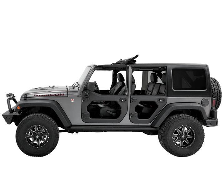 Bestop 15321-17 Bestop Core Door and Twill Upper Door Bundle