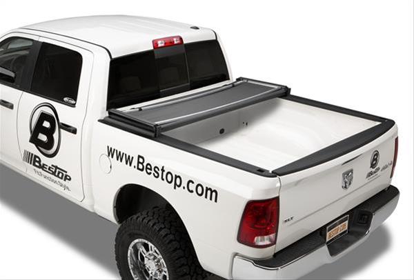 Bestop EZ Fold Tonneau Covers for 2000-2004 DAKOTA - 1606201 Cover, Fold, Vinyl, Black, Dodge, 5.5 ft. Truck Bed Length, Each thumbnail 4