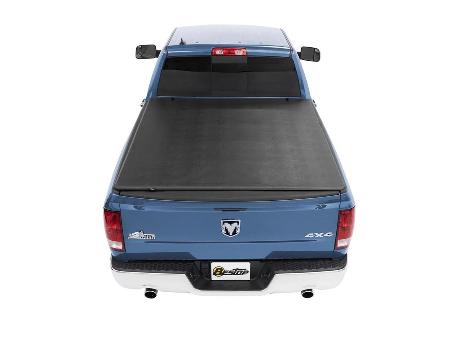 Bestop EZ Fold Tonneau Covers for 2011-2018 1500, 2019 1500 CLASSIC, 2009-2010 RAM - 1624101 Cover, Fold, Vinyl, Black, Dodge, RAM, 5.5 ft. Truck Bed Length, Each