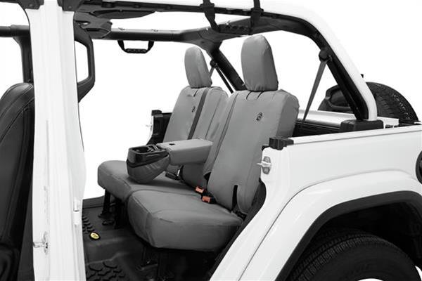 Bestop Seat Covers for 2018-2024 WRANGLER - 2929109 Cover, Charcoal, Jeep 2018-19 Wrangler JL 2-door Fits Factory Front Seat, Each thumbnail 2