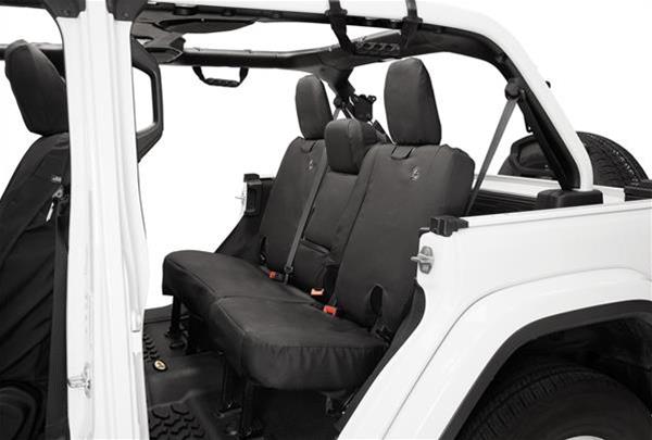 Bestop Seat Covers for 2018-2024 WRANGLER - 2929135 Cover, Black Diamond, Jeep 2018-19 Wrangler JL 2-door Fits Factory Front Seat, Each