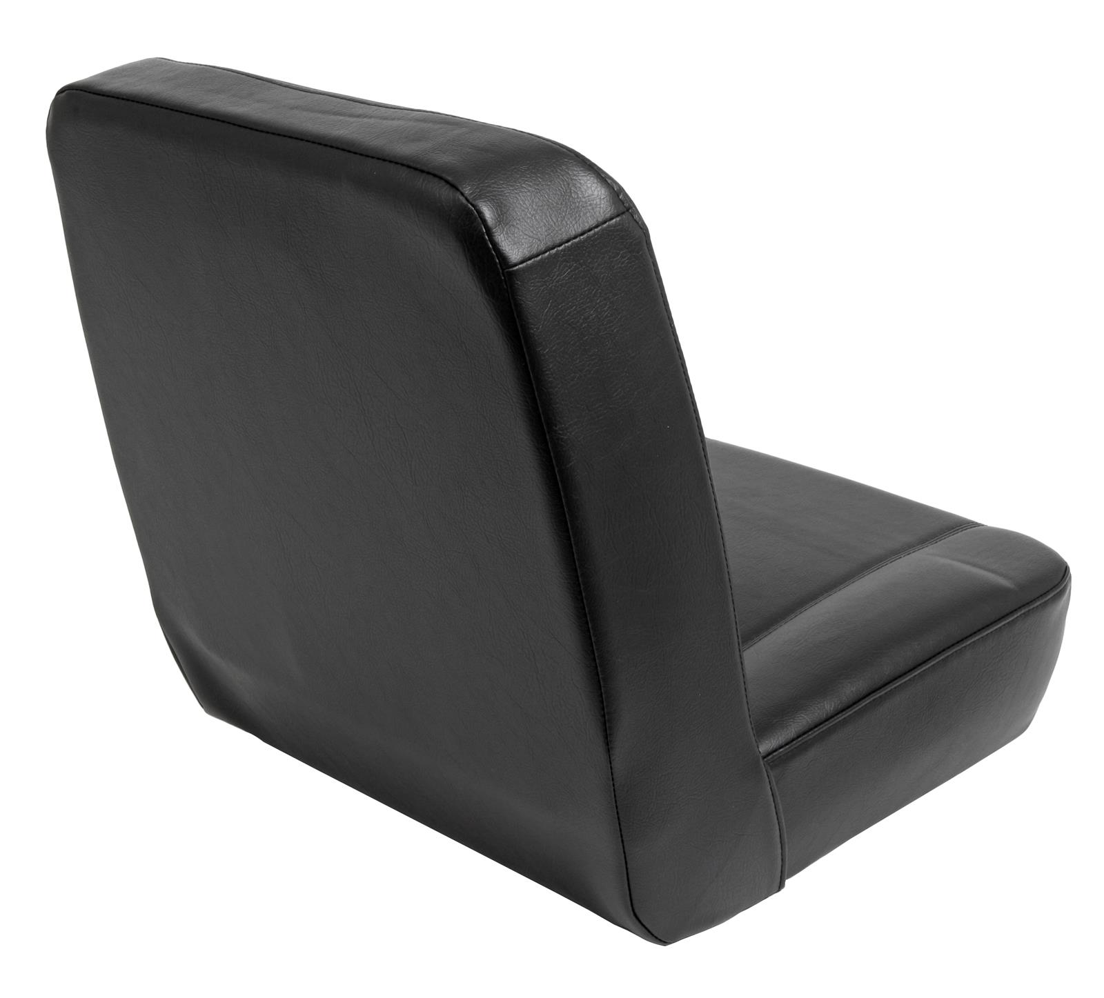 Bestop TrailMax II Classic Black Vinyl Seat 3942901 Seat, II, Lowback Front Bucket, Vinyl, Black, Jeep, Each