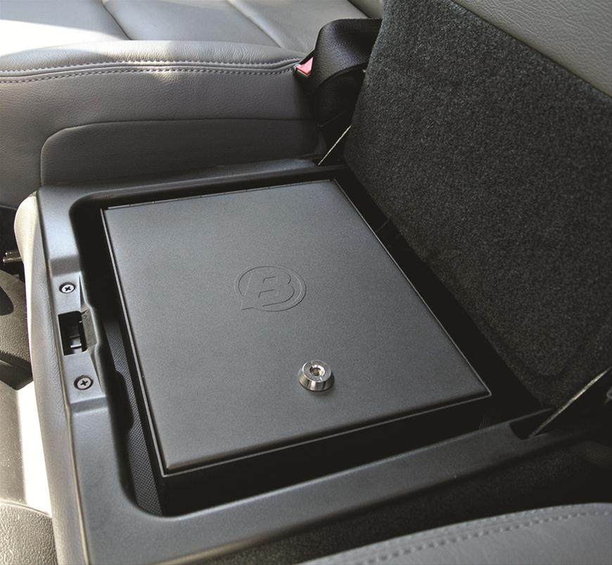 Bestop Interior Console Lock Boxes 4264401 Box, Steel, Black Powdercoated, Console, Each thumbnail 3