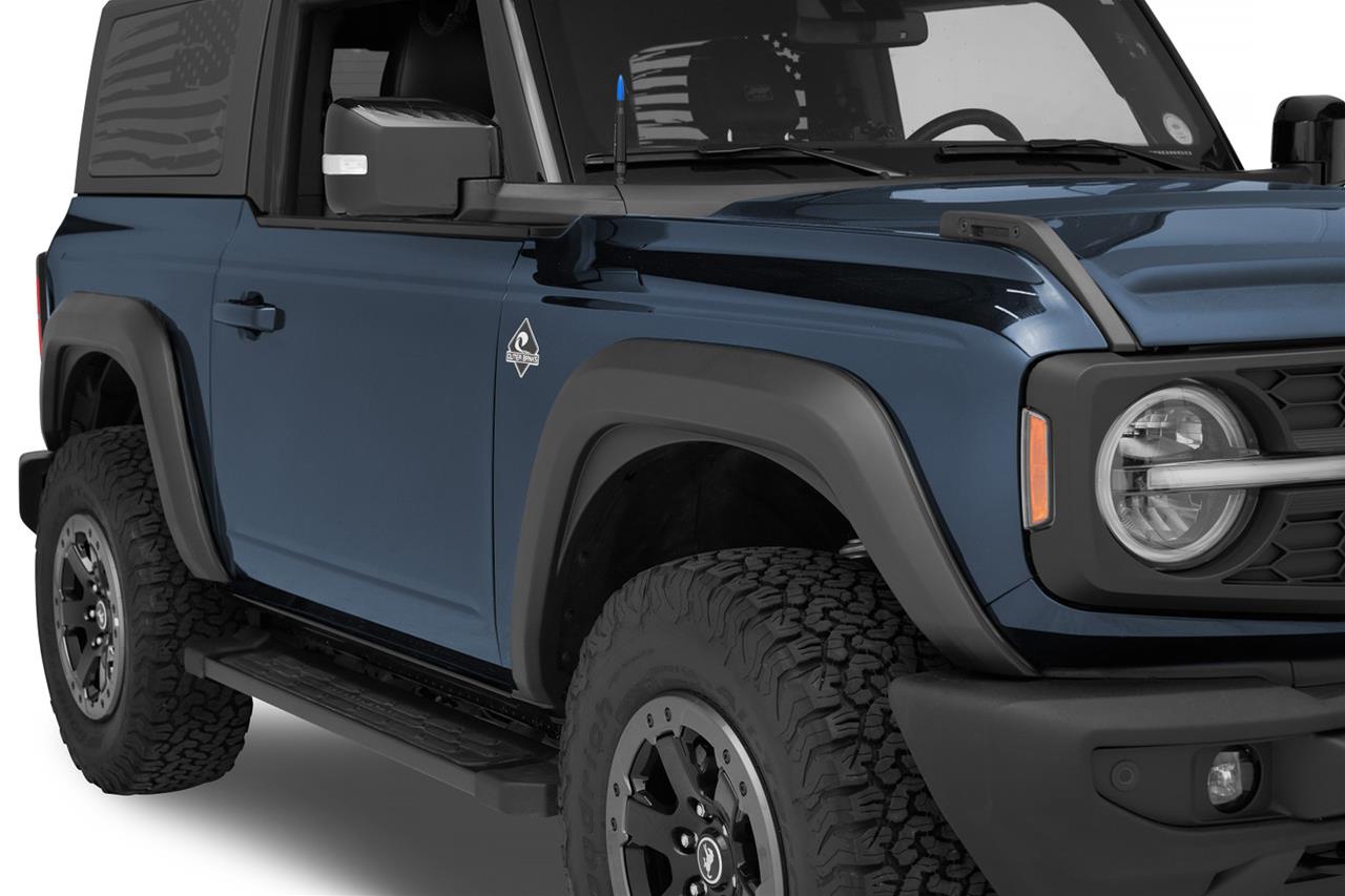 Bestop Fender Flares for 2021-2026 BRONCO - 49700-01 Flares, Thermoplastic, Matte Black, Ford, 2-Door, Set of 4 thumbnail 2