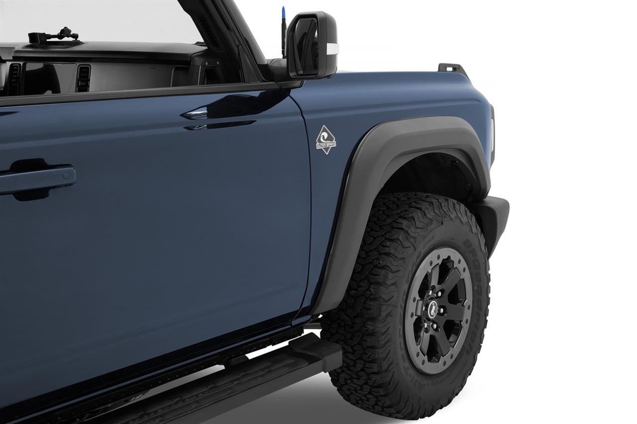Bestop Fender Flares for 2021-2026 BRONCO - 49700-01 Flares, Thermoplastic, Matte Black, Ford, 2-Door, Set of 4 thumbnail 4
