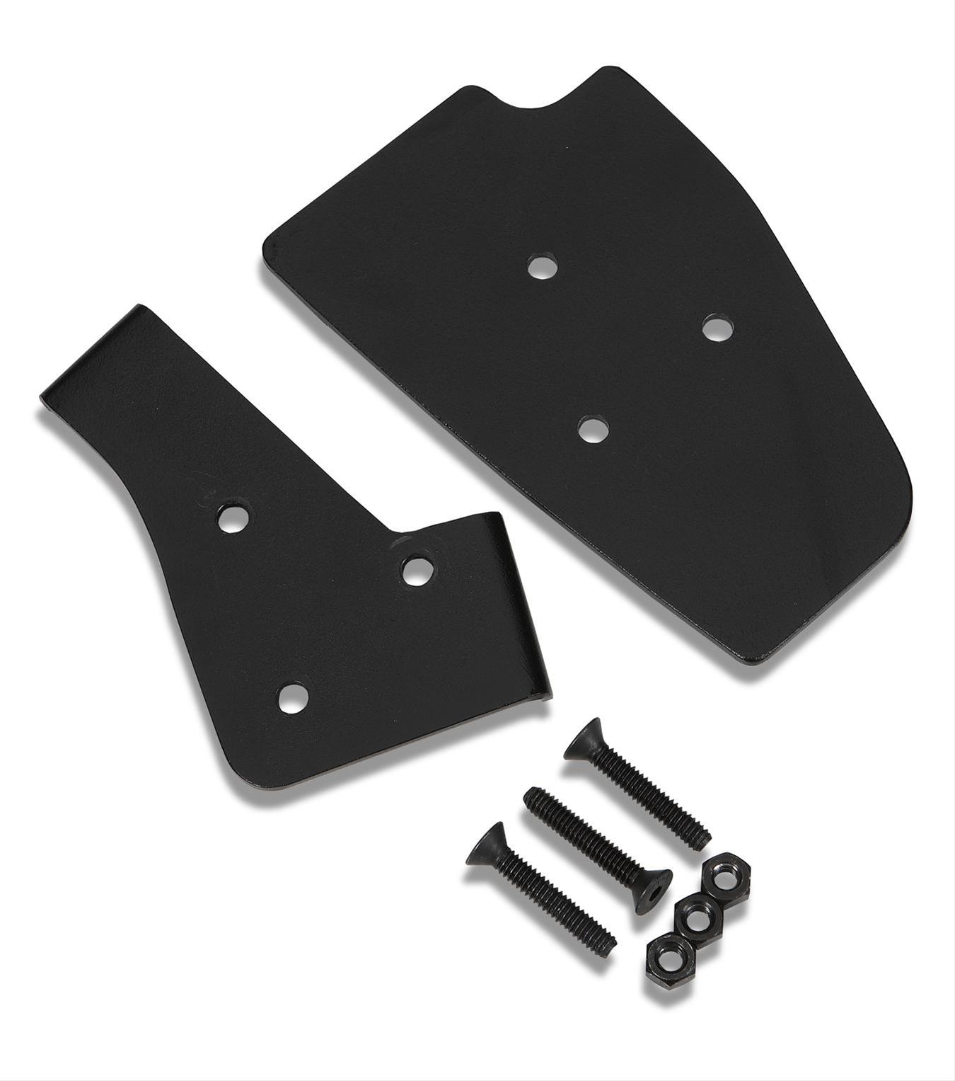 Bestop - Side View Mirror Mounting Brackets for 1976-1986 CJ7, 1987-2006 WRANGLER 5125801 2-Piece Doors CJ7/Wrangler '76-'06 Black