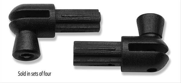Bestop Quick-Release Bow Knuckles for 1997-2017 WRANGLER, 2018 WRANGLER JK - 5128901 Knuckles, Soft Top Hardware, Quick-Release, Jeep, Set of 6