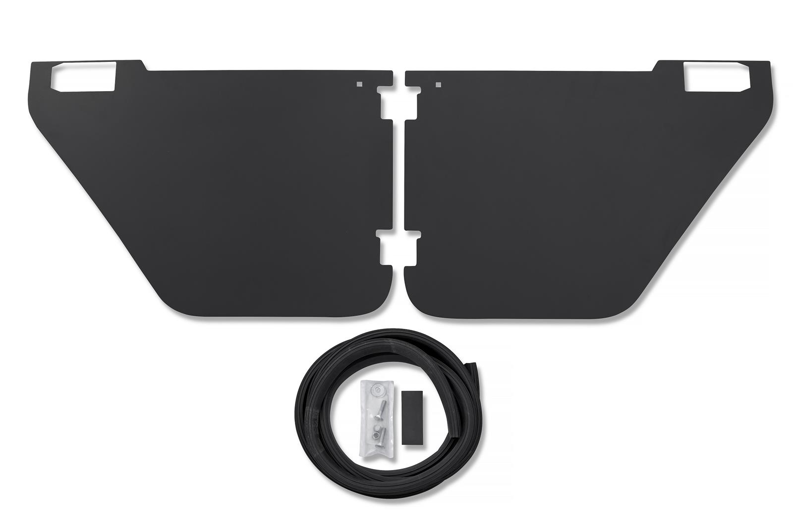 Bestop HighRock 4x4 Element Door Enclosure Panels for 2020-2025 GLADIATOR, 2018-2026 WRANGLER - 5174501 Panels, 2020-21 Gladiator, 2018-21 Wrangler JL 4-Door, Rear Doors, Black