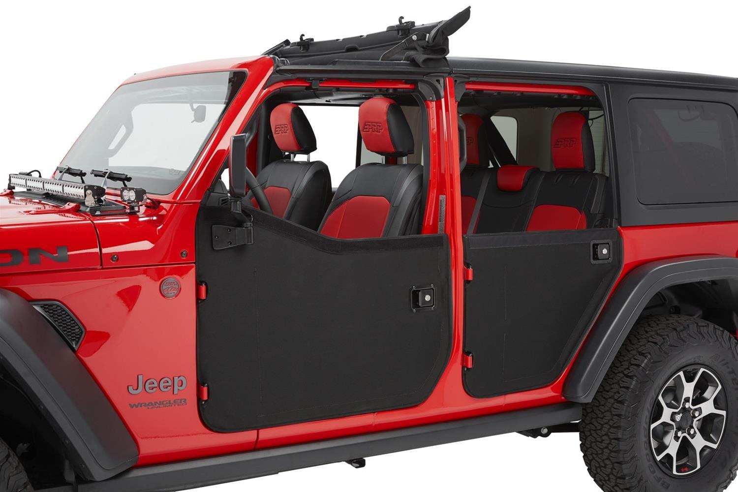 Bestop 5175017 Bestop 2-Piece Soft Jeep Doors | Summit Racing