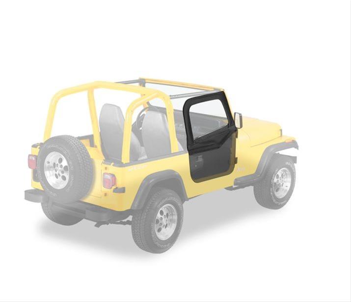 Bestop - Doors for 1988-1995 WRANGLER 5178001 Replacement For Supertop. Wrangler, 92-95. Black