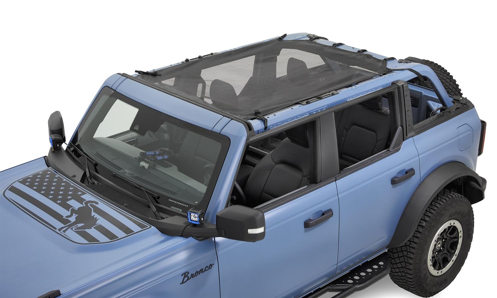 Bestop 52423-11 Bestop Mesh Safari Access Bimini Sunshades | Summit Racing