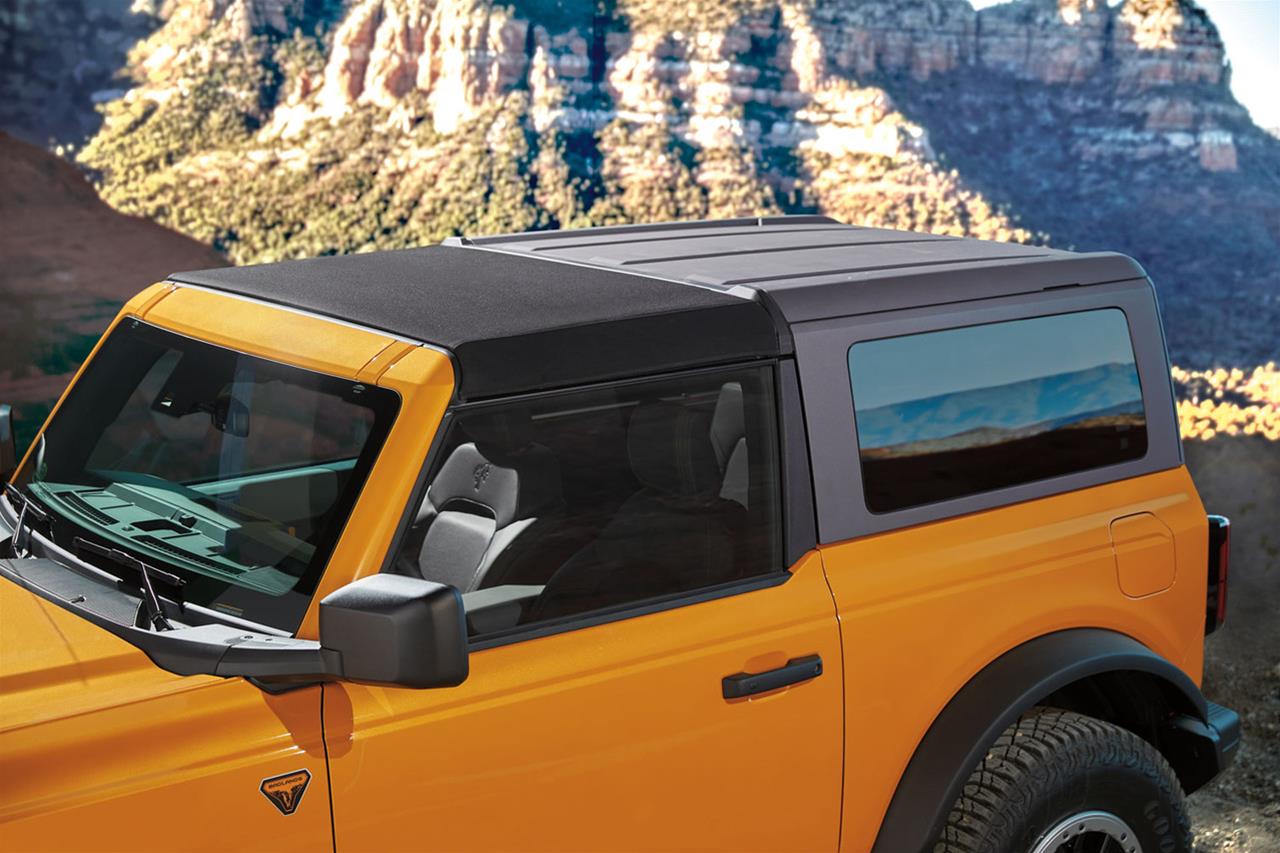 Bestop Sunrider Tops for Hardtop Broncos 2021-2026 BRONCO - 5246017 Soft Tops, '21-22 Bronco 2-Door (Black Twill)