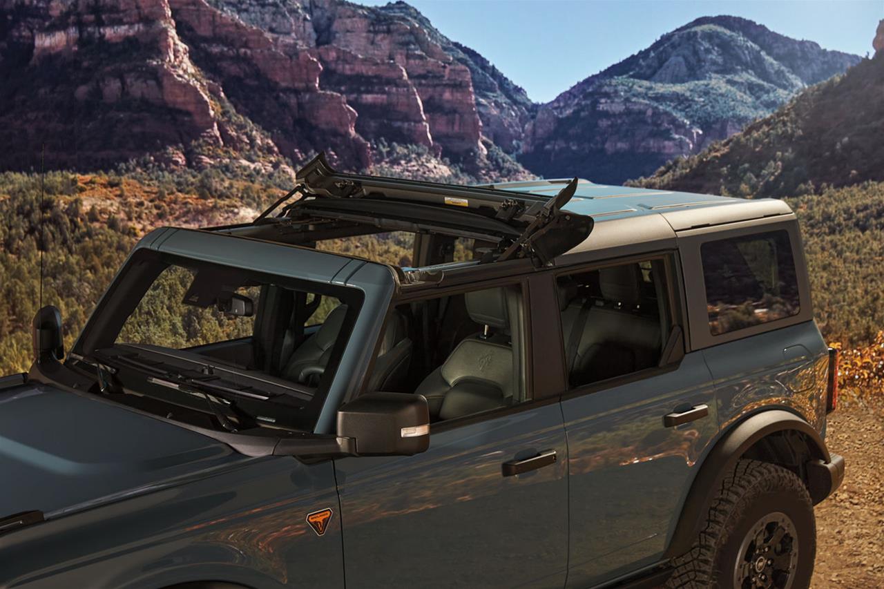 Bestop Sunrider Tops for Hardtop Broncos 2021-2026 BRONCO - 5246117 Soft Tops, '21-22 Bronco 4-Door (Black Twill) thumbnail 2