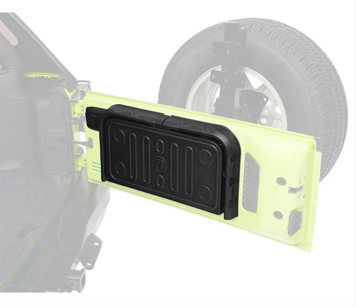 Bestop - Storage Systems and Cargo Holders for 2007-2018 WRANGLER, 2018 WRANGLER JK 5414001 RoughRider Tailgate Shelf Jeep 07-17 Wrangler 2-Dr/4-Dr thumbnail 2
