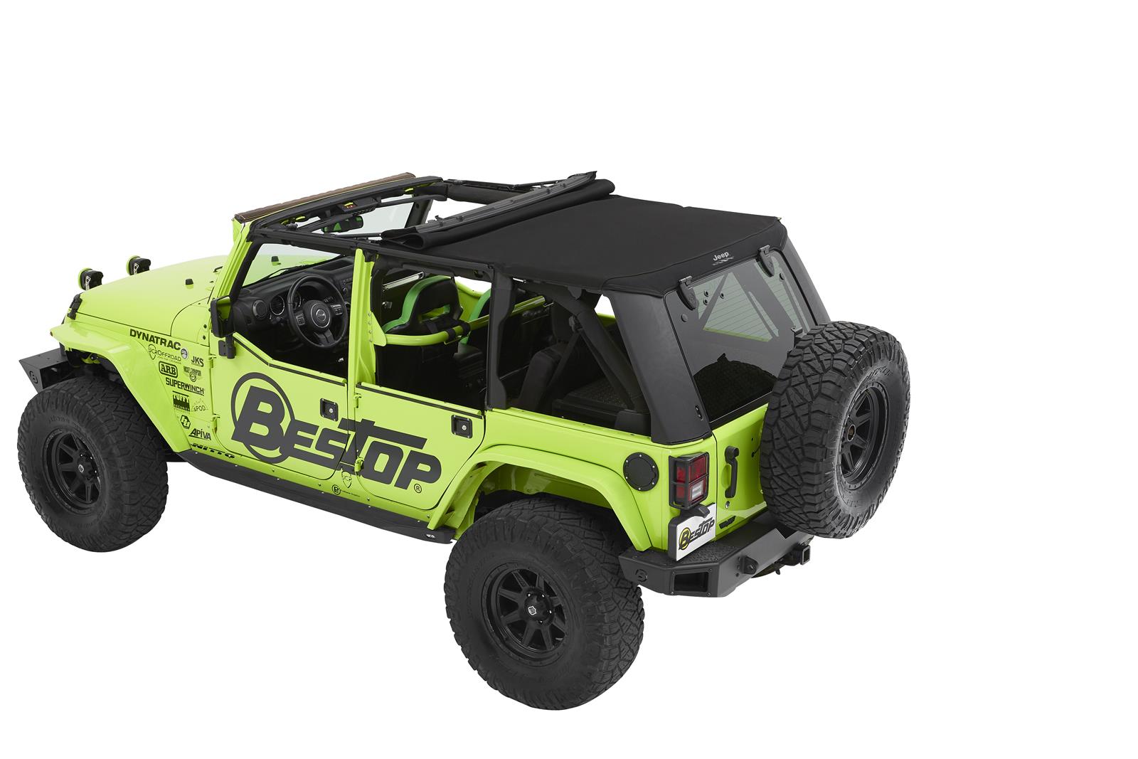 Bestop 5446317 Bestop Trektop Pro Hybrid Slantback Soft Tops Summit