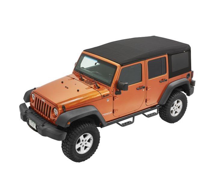 Bestop Supertop Ultra Squareback Tops for 2007-2018 WRANGLER, 2018 WRANGLER JK - 5472417 Soft Top, Squareback, Black Twill, Jeep JK, 4 Door, Each thumbnail 3