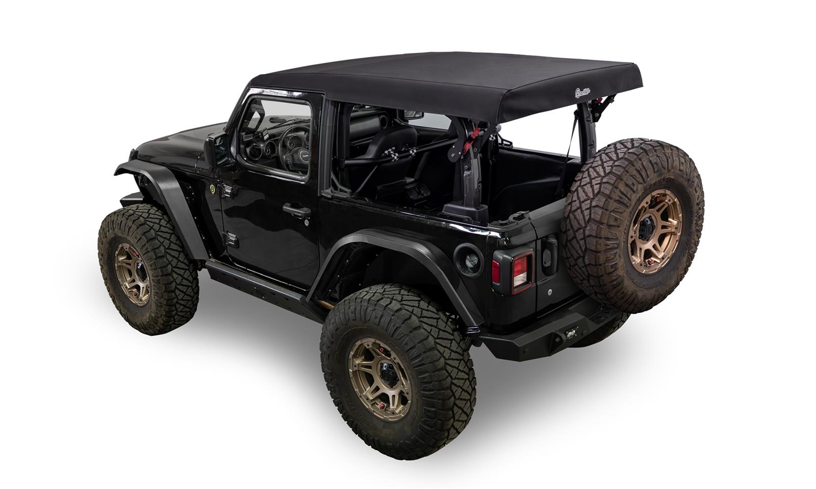 Bestop Supertop Glide Soft Tops for 2018-2025 WRANGLER - 54728-17 Top, Glide, Complete Top, Black Twill, Jeep, Each thumbnail 3