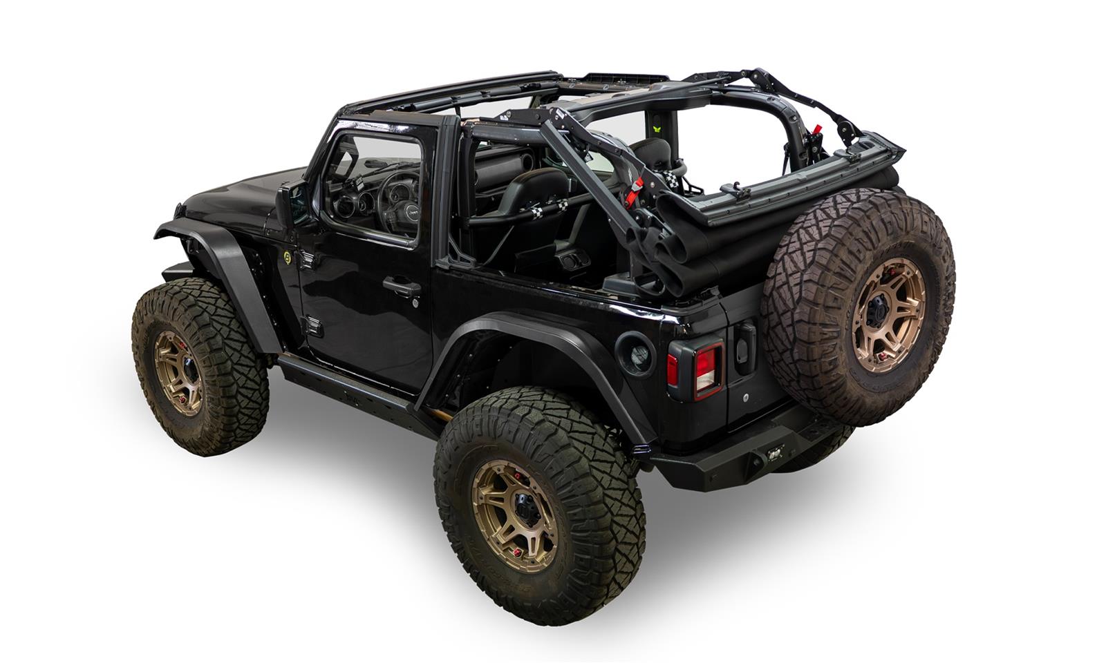 Bestop Supertop Glide Soft Tops for 2018-2025 WRANGLER - 54728-17 Top, Glide, Complete Top, Black Twill, Jeep, Each