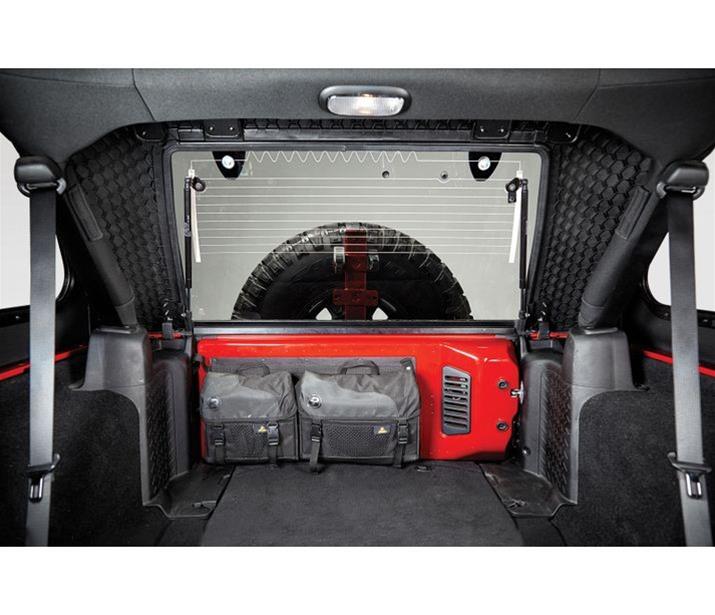 Bestop Trektop Pro Hybrid Slantback Soft Tops for 2007-2017 WRANGLER, 2018 WRANGLER JK - 5486217 Top, Slantback, Twill, Black, Tinted Windows, Jeep, Kit thumbnail 6