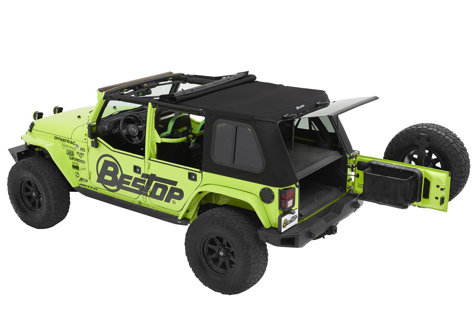 Bestop 5486317 Bestop Trektop Pro Hybrid Slantback Soft Tops
