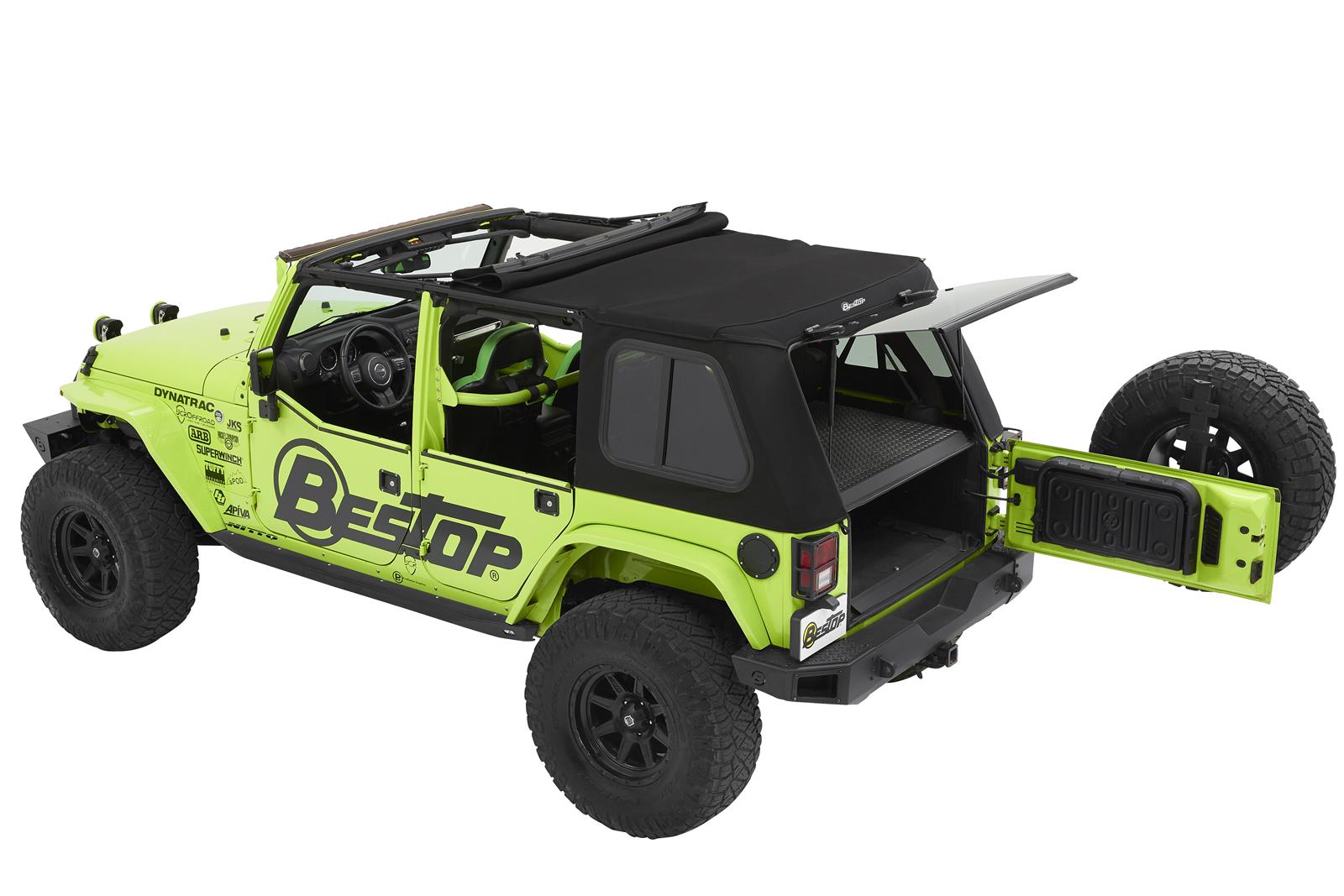 Bestop 5486317 Bestop Trektop Pro Hybrid Slantback Soft Tops