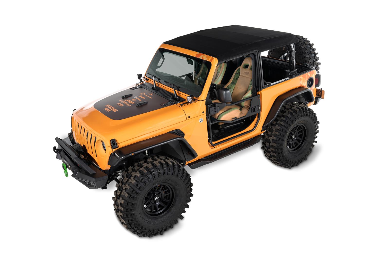 Bestop Trektop Glide Slantback Soft Tops 54930-35 Top, Slantback, Black Diamond, 2 Door, JL, Jeep, Kit thumbnail 8