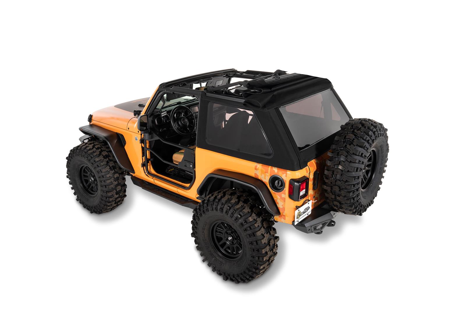 Bestop Trektop Glide Slantback Soft Tops 54930-35 Top, Slantback, Black Diamond, 2 Door, JL, Jeep, Kit thumbnail 5