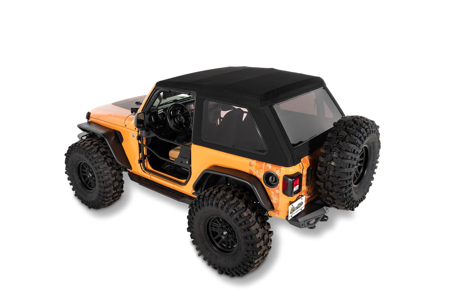 Bestop Trektop Glide Slantback Soft Tops 54930-35 Top, Slantback, Black Diamond, 2 Door, JL, Jeep, Kit thumbnail 6