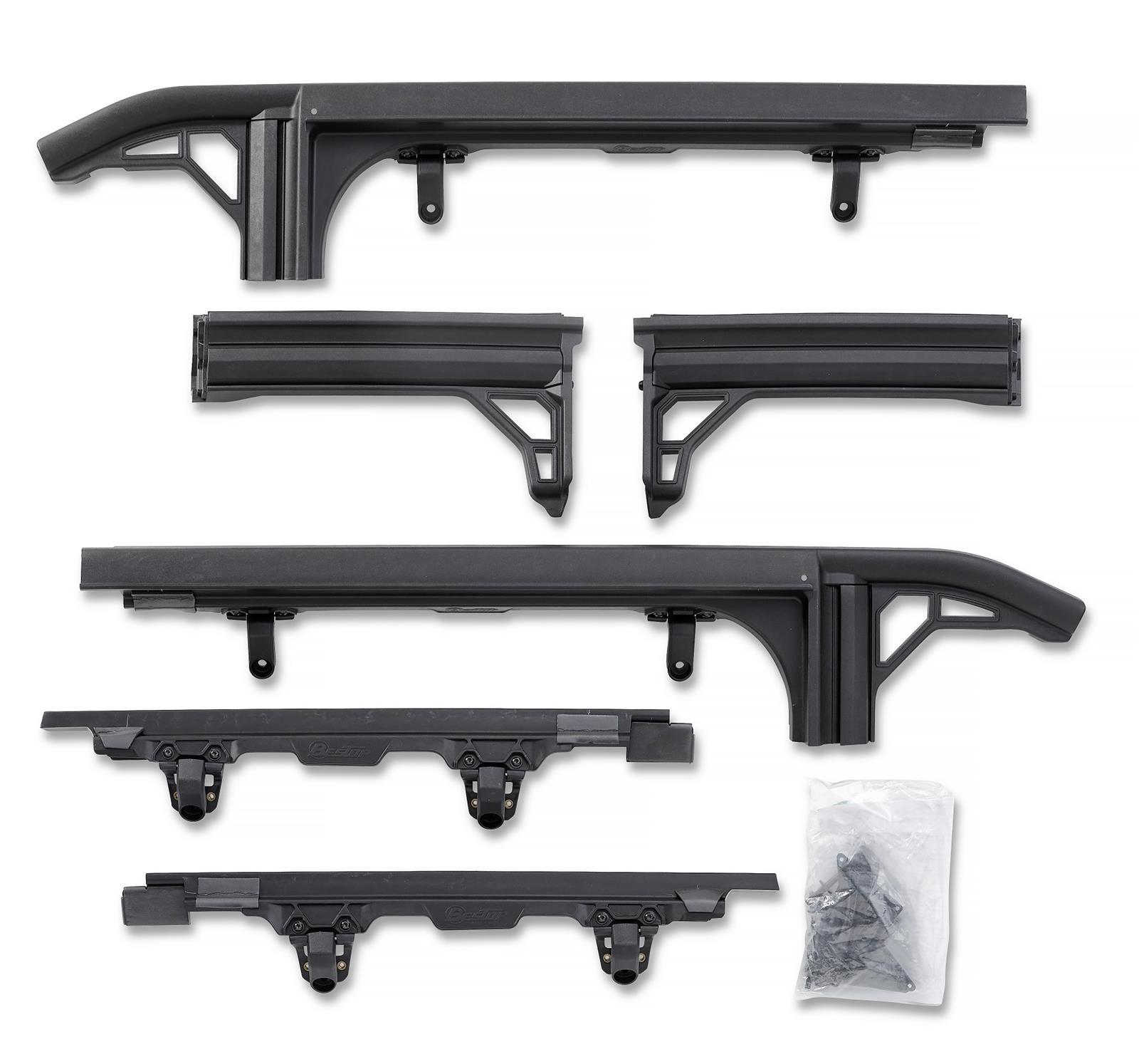 Bestop - Door Surrounds for 2018-2026 WRANGLER 5502401 Surrounds, 2018-21 Wrangler JL 4-Door, Set of 4, Black