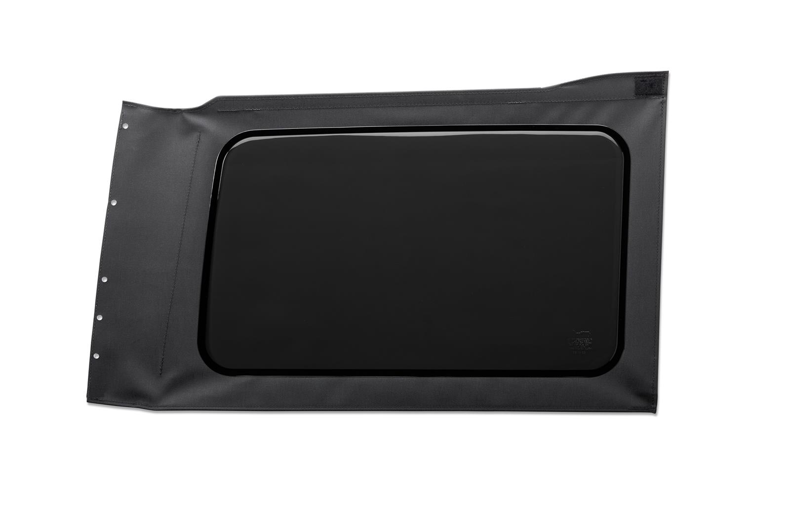 Bestop - Soft Top Windows for 2018-2026 WRANGLER 58302-35 OE Replacement Windows; Jeep 2018-23 Wrangler JL (Quarter Right Hand; 4-Door; Black Vinyl; Tinted)