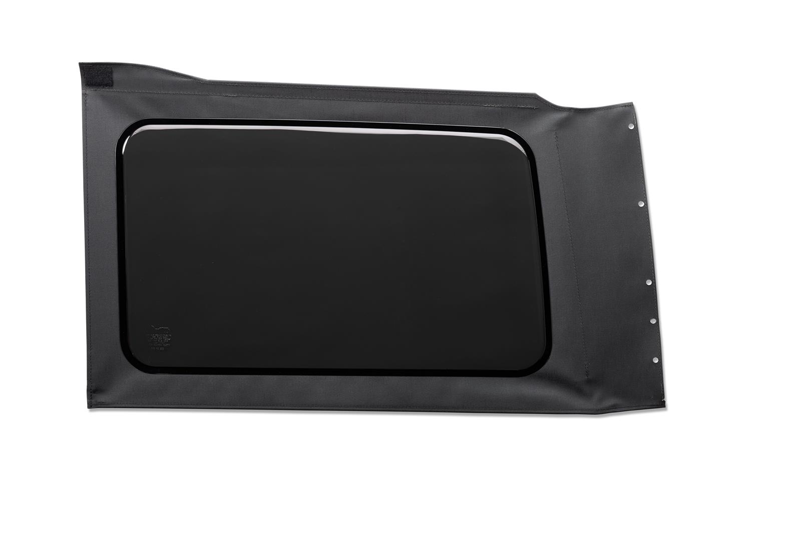 Bestop - Soft Top Windows for 2018-2026 WRANGLER 58303-35 OE Replacement Windows; Jeep 2018-23 Wrangler JL (Quarter Left Hand; 4-Door; Black Vinyl; Tinted)