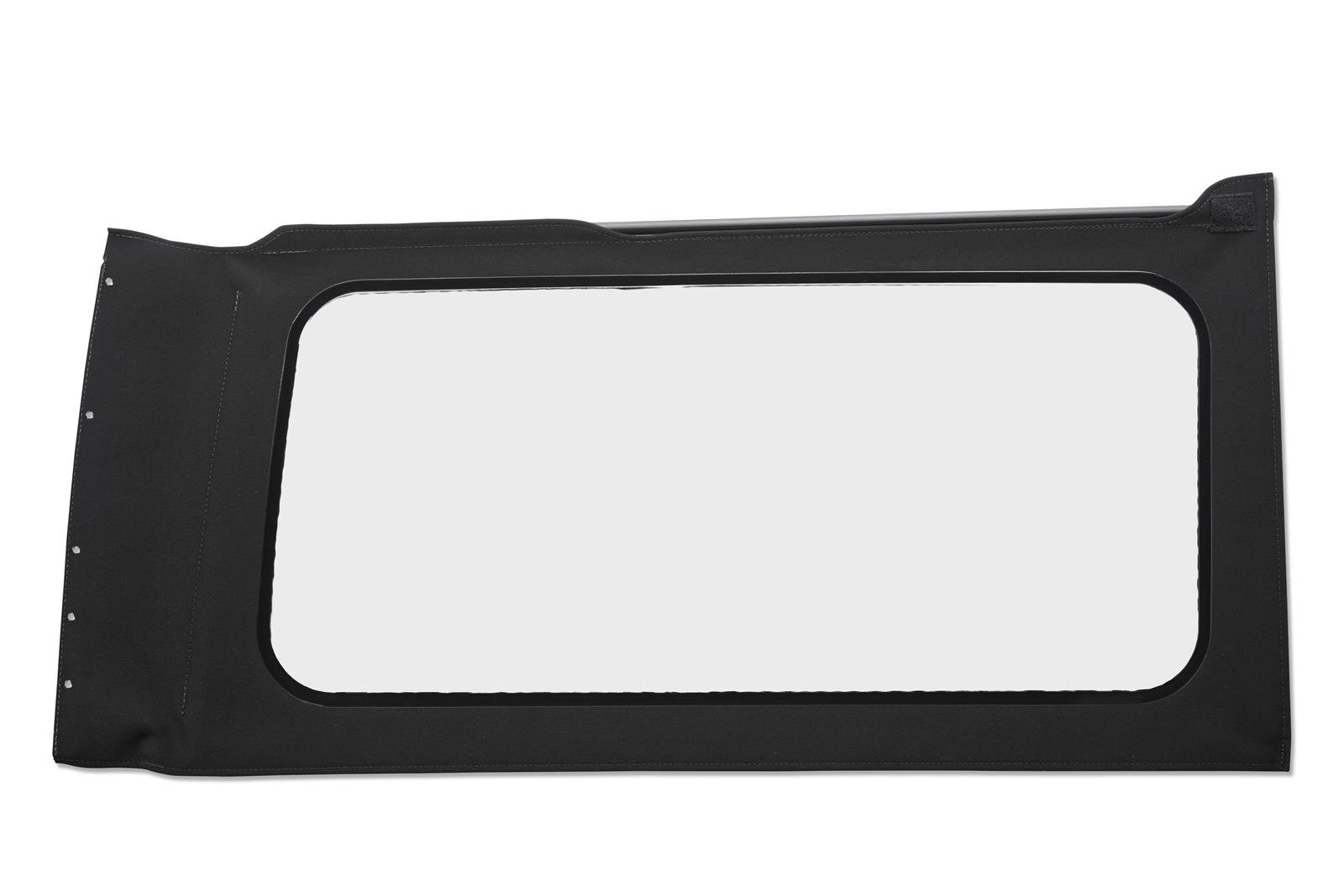 Bestop - Soft Top Windows for 2018-2026 WRANGLER 58304-17 OE Replacement Windows; Jeep 2018-23 Wrangler JL (Quarter Right Hand; 2-Door; Black Twill; Clear)