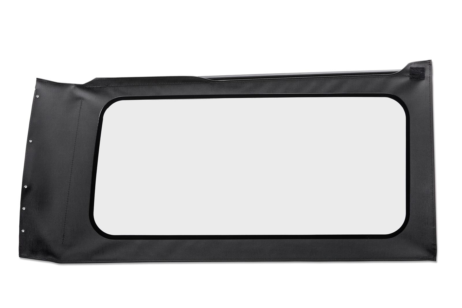 Bestop - Soft Top Windows for 2018-2026 WRANGLER 58304-35 OE Replacement Windows; Jeep 2018-23 Wrangler JL (Quarter Right Hand; 2-Door; Black Vinyl; Clear)