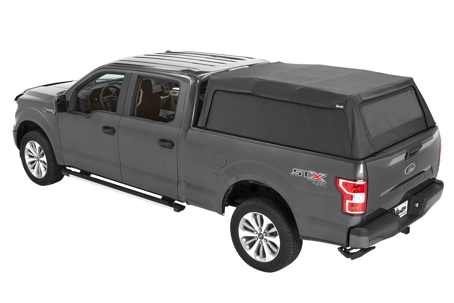 Bestop Supertops for Trucks 2 2015-2025 F-150 - 7730935 Soft Top. Supertop Truck 2, Truck Cap Top, PVC Coated Sailcloth, Black Diamond, Side Curtains, Tinted Rear Window, 5 1/2 ft. Bed, Ford, Each thumbnail 2