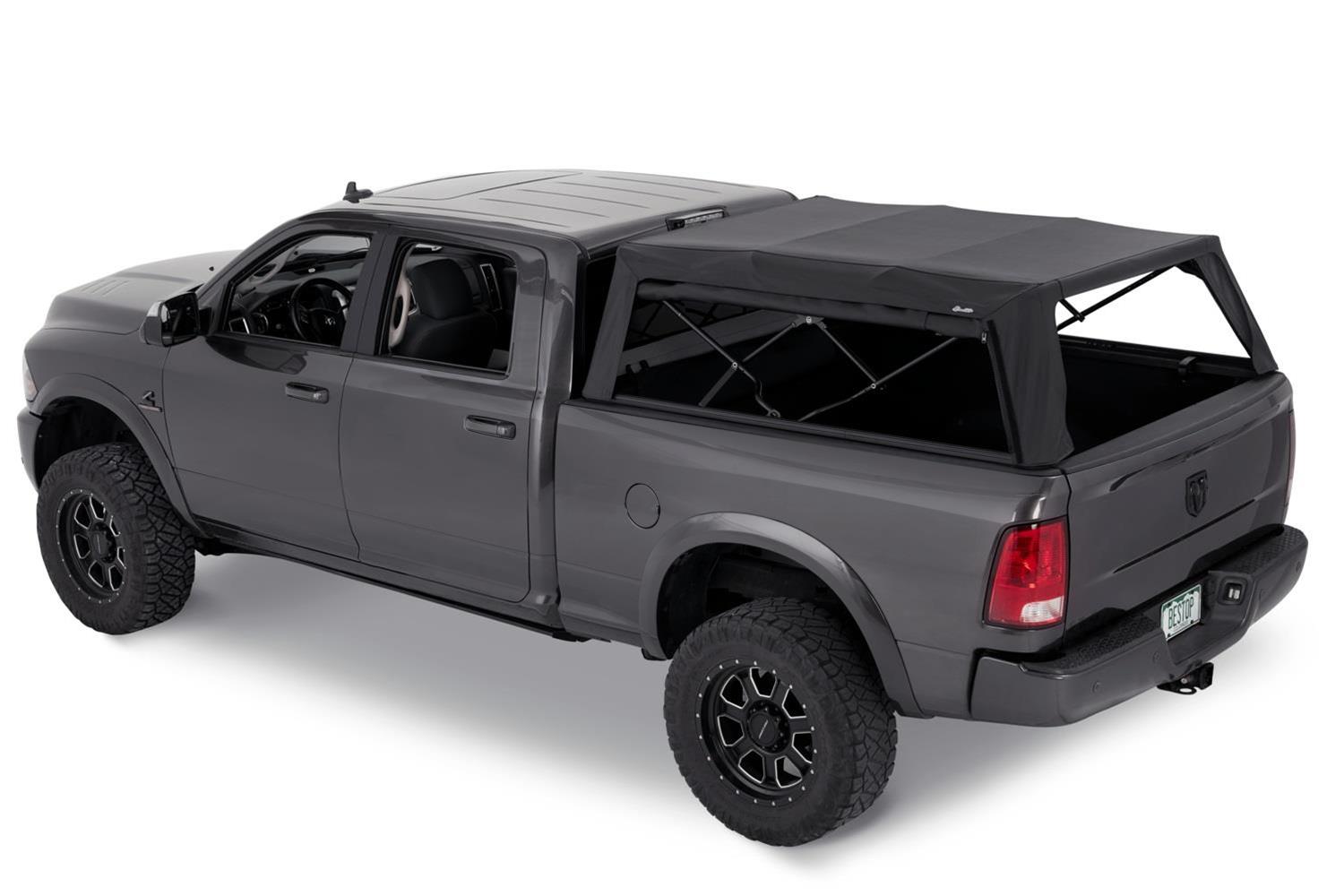 Bestop Supertops for Trucks 2 7732835 Soft Top. Supertop Truck 2, Truck Cap Top, PVC Coated Sailcloth, Black, Side Curtains, Tinted Rear Window, 6 1/2 ft. Bed, Dodge, Ram, Each